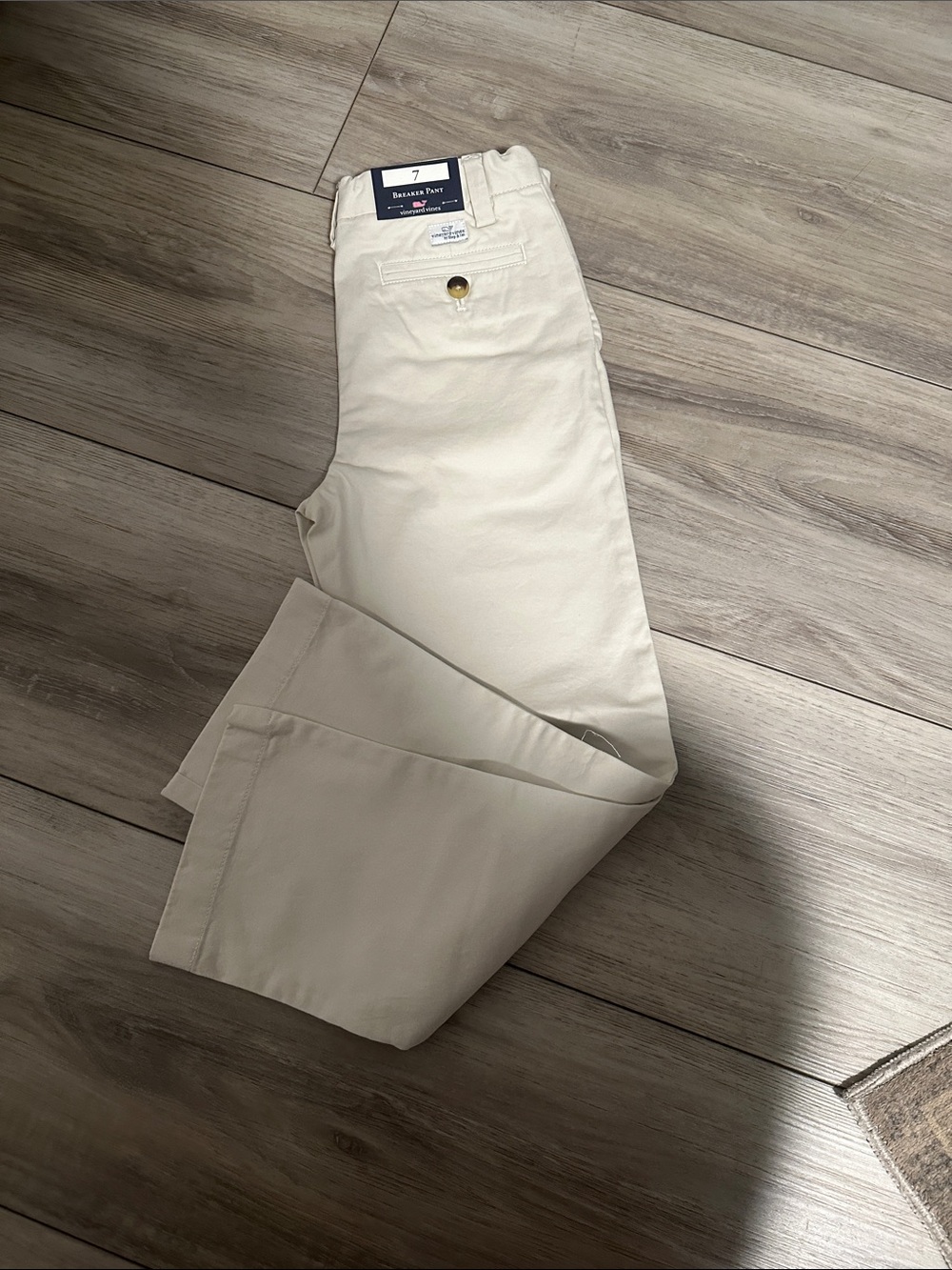 Vineyard Vines Kids Chino Pants in Cream